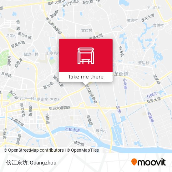 傍江东坊 map