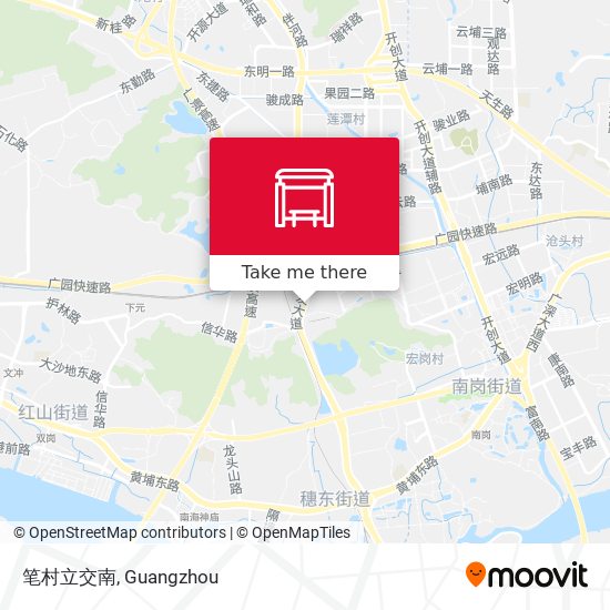 笔村立交南 map