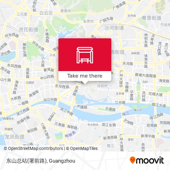 东山总站(署前路) map