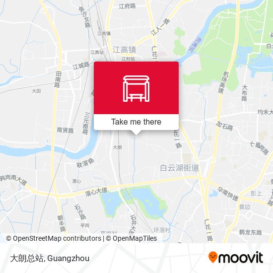 大朗总站 map