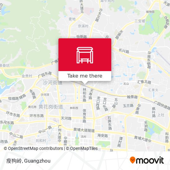 瘦狗岭 map