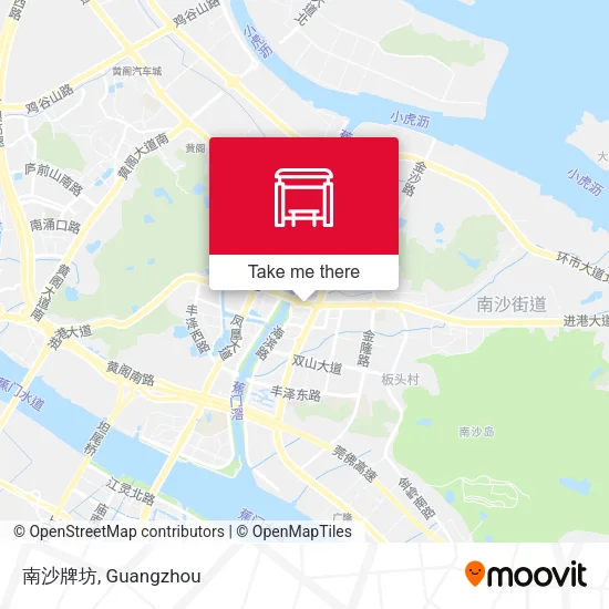 南沙牌坊 map