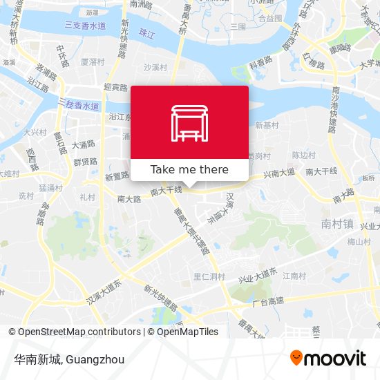 华南新城 map