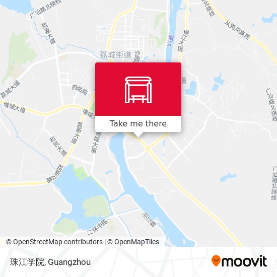 珠江学院 map