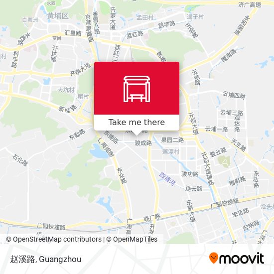 赵溪路 map