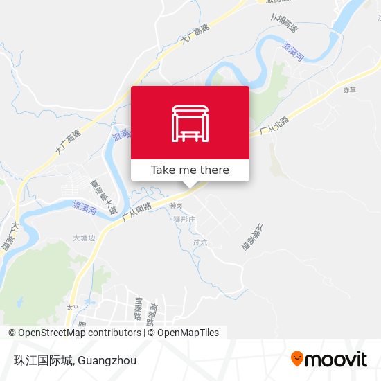 珠江国际城 map
