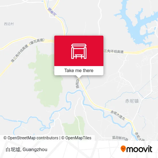 白坭墟 map