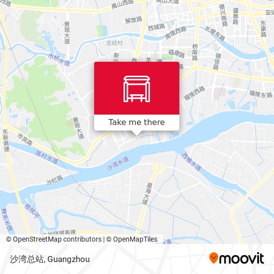 沙湾总站 map