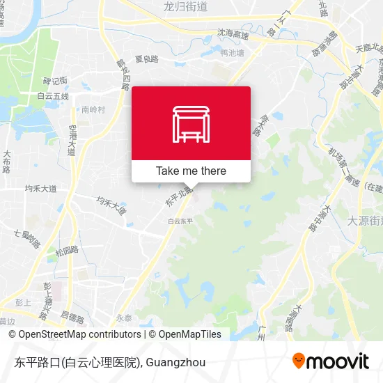 东平路口(白云心理医院) map