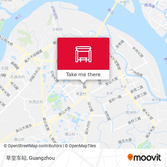 草堂车站 map