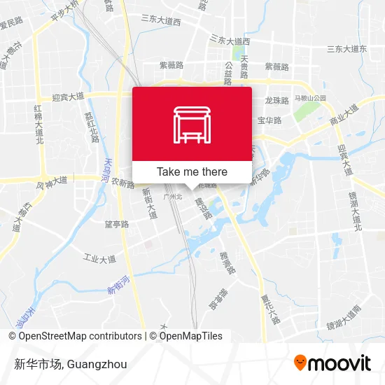 新华市场 map