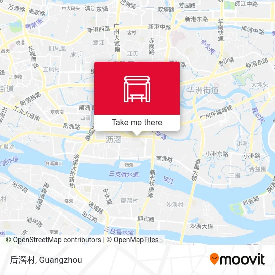 后滘村 map