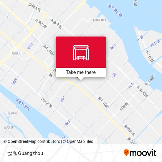 七涌 map