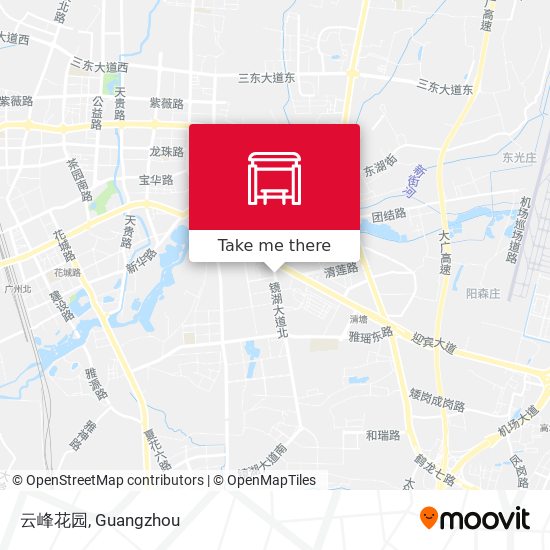 云峰花园 map