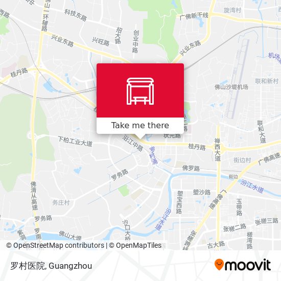 罗村医院 map