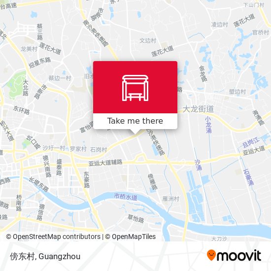 傍东村 map