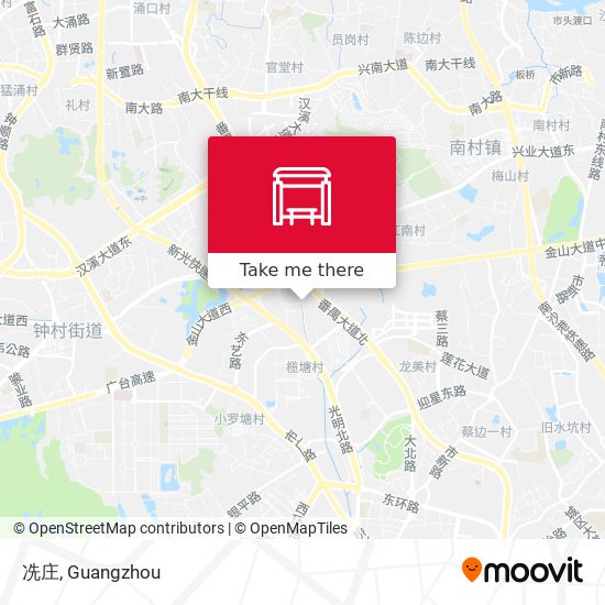 冼庄 map