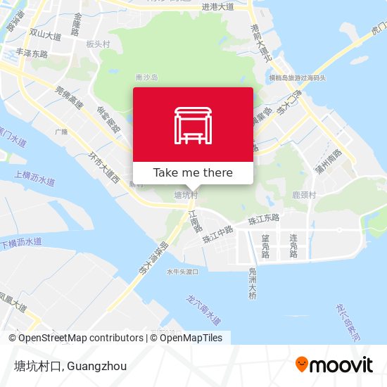 塘坑村口 map