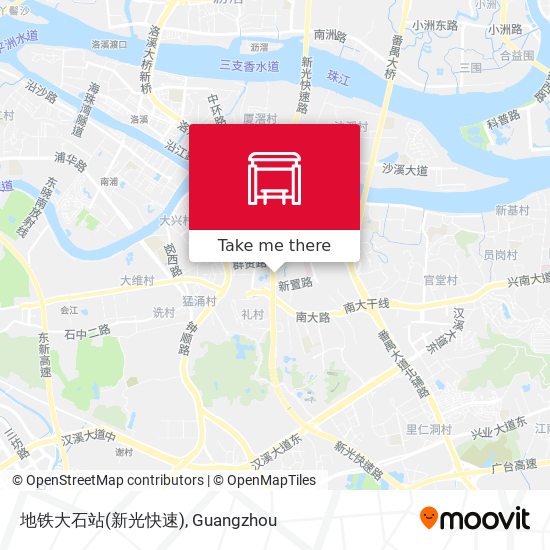 地铁大石站(新光快速) map