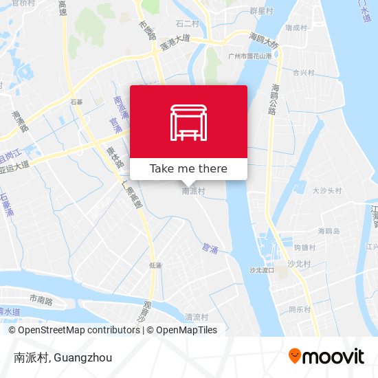南派村 map