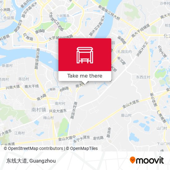 东线大道 map