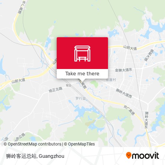 狮岭客运总站 map