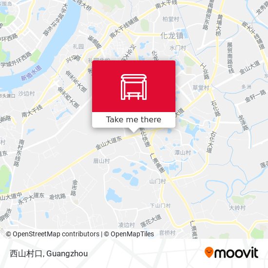 西山村口 map