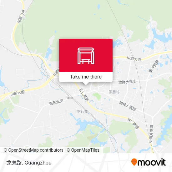 龙泉路 map