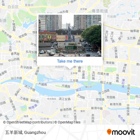 五羊新城 map
