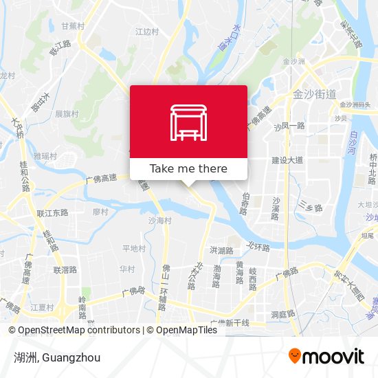 湖洲 map