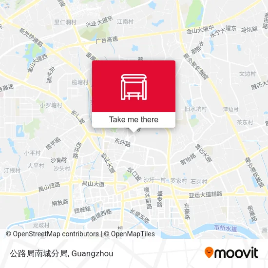 公路局南城分局 map