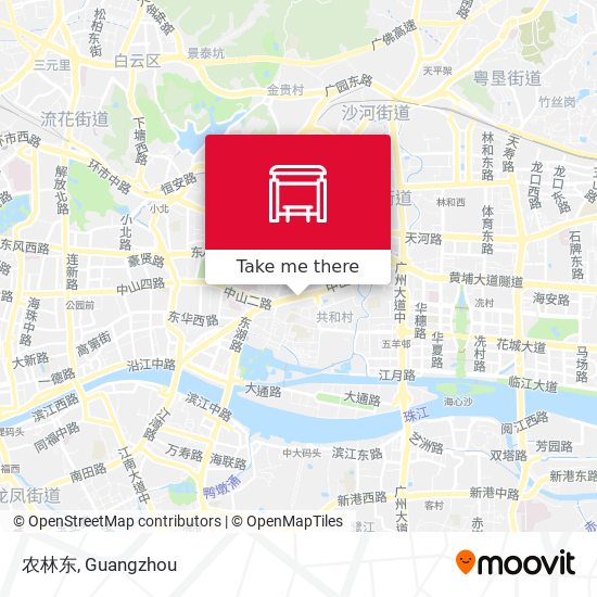农林东 map