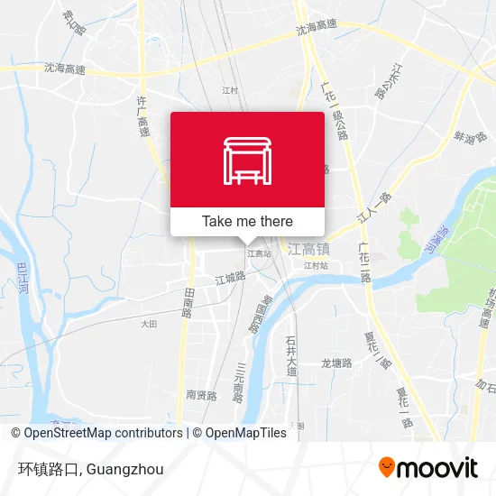 环镇路口 map