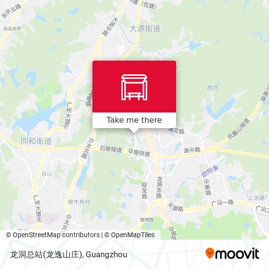 龙洞总站(龙逸山庄) map
