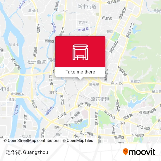 瑶华街 map