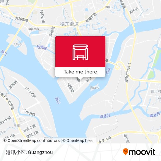 港讯小区 map