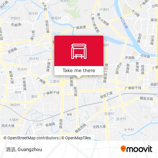 泗沥 map