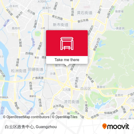 白云区政务中心 map