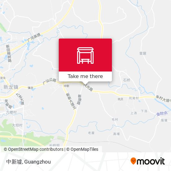 中新墟 map