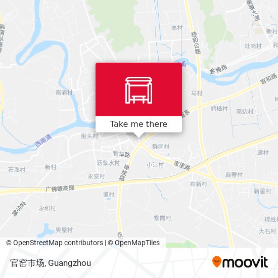 官窑市场 map
