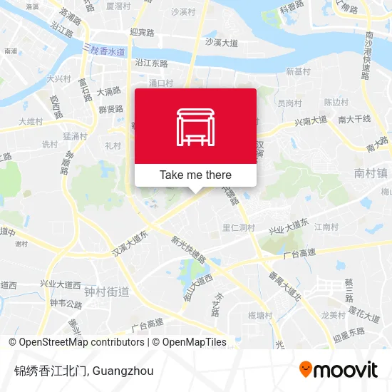 锦绣香江北门 map