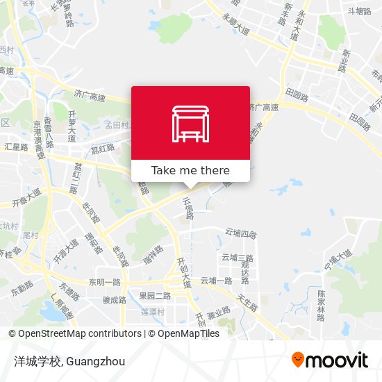 洋城学校 map