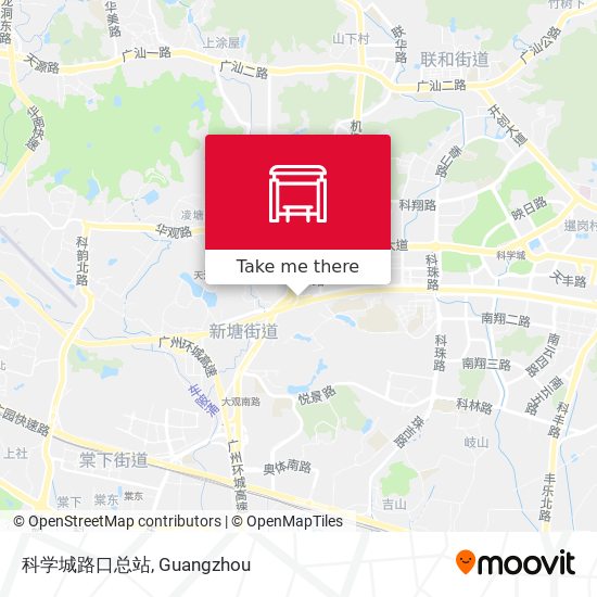 科学城路口总站 map