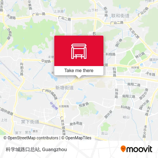 科学城路口总站 map