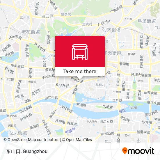 东山口 map