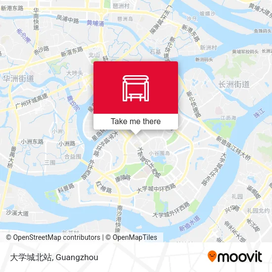 大学城北站 map