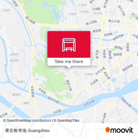 番安教考场 map