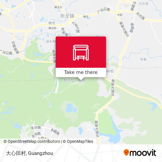 大心田村 map