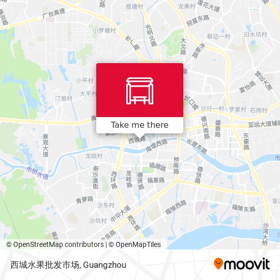 西城水果批发市场 map