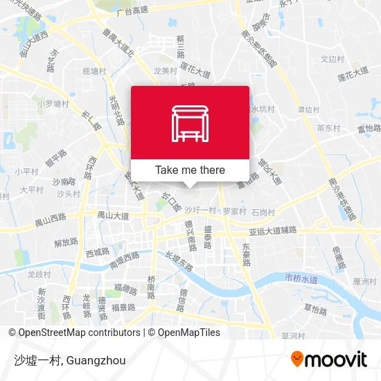 沙墟一村 map